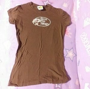 Bass pro shop pink glitter tee